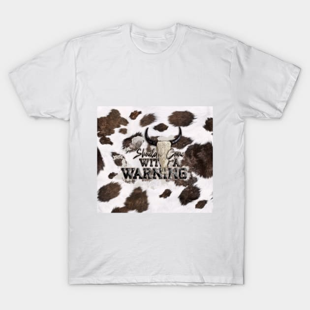 Bull skull fur T-Shirt by 2SUNS